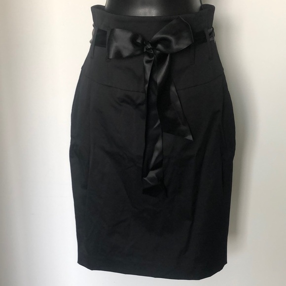 Mango Dresses & Skirts - MANGO SUIT Black High Waist Pencil Skirt, Size 4